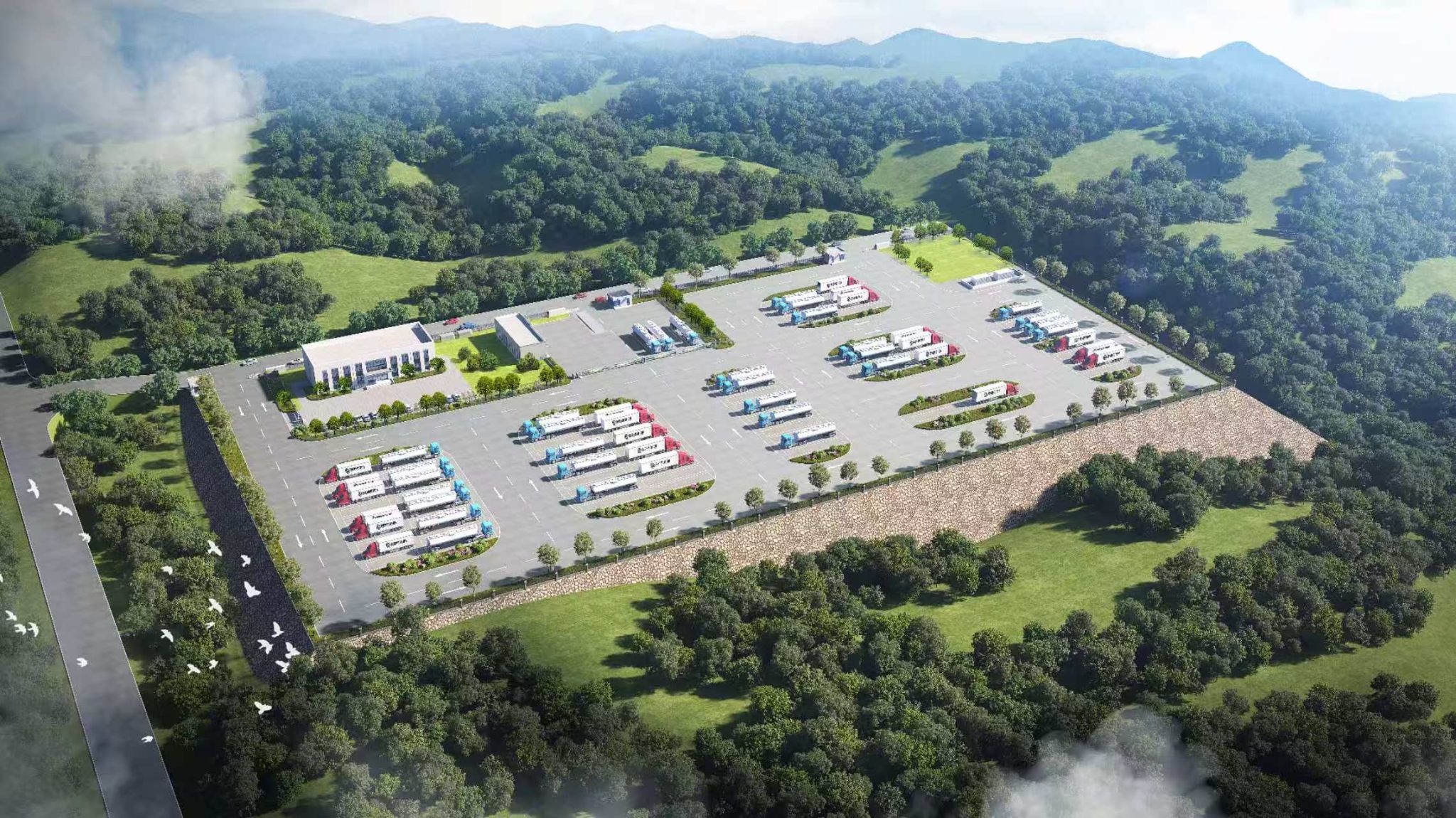 山西建投机械化集团朔州危化品停车场建设项目:专业施工强质量 精细管理促提速